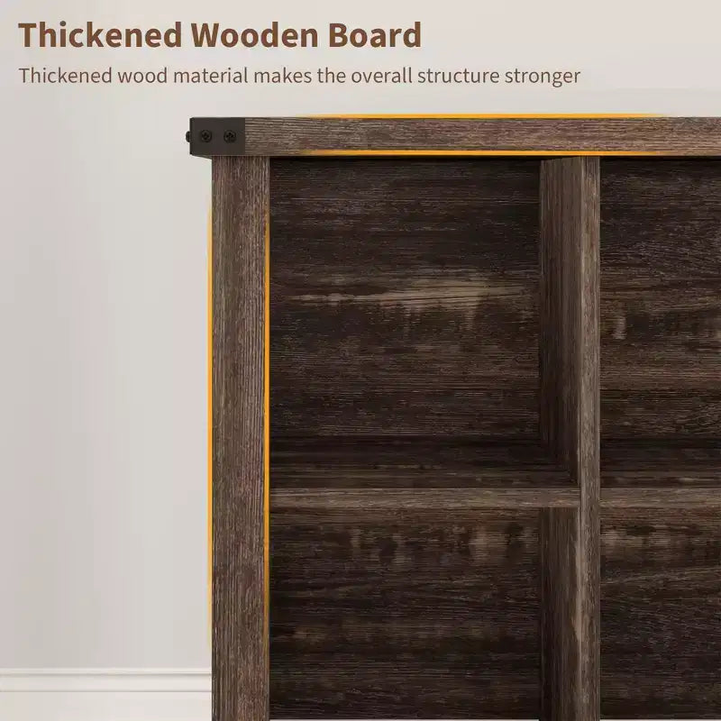 Étagère de rangement à 9 cubes, bibliothèque horizontale de ferme à 4 niveaux, bibliothèque de rangement en bois de 95 cm pour l'entrée, étagères basses et longues