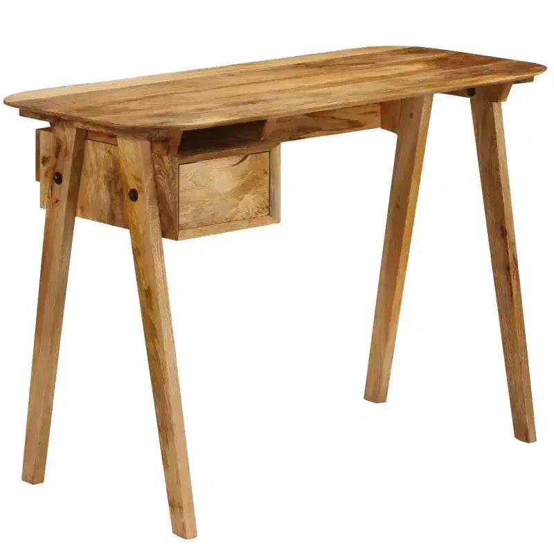 vidaXL Writing Desk 43.3x19.7x29.9 Solid Mango Wood