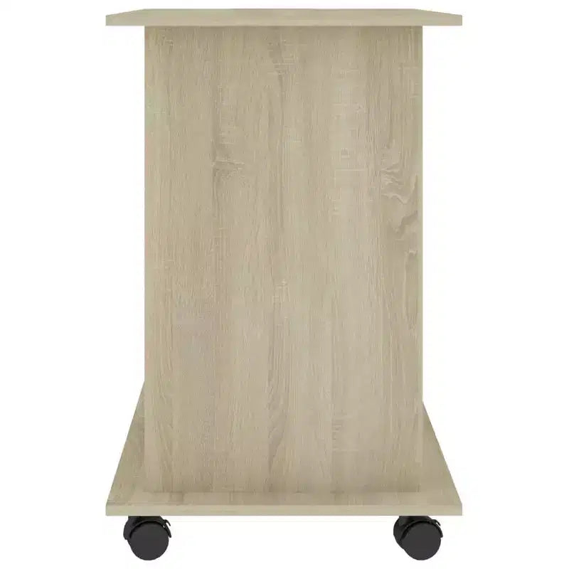 Bureau informatique, table de bureau à domicile avec étagère en bois d'ingénierie