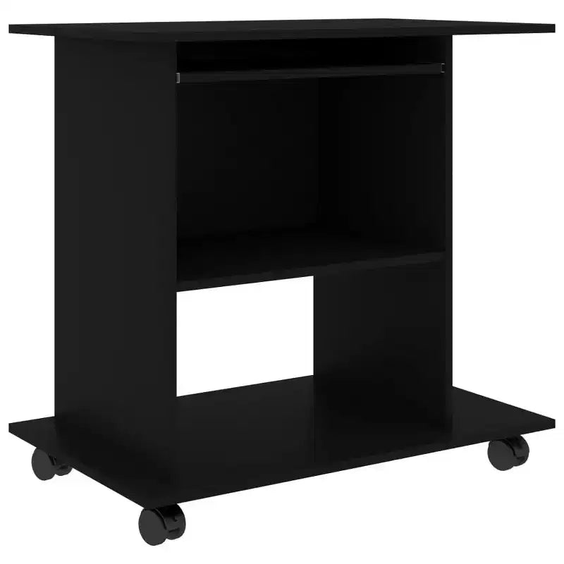 Bureau informatique, table de bureau à domicile avec étagère en bois d'ingénierie