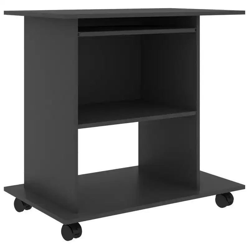 Bureau informatique, table de bureau à domicile avec étagère en bois d'ingénierie
