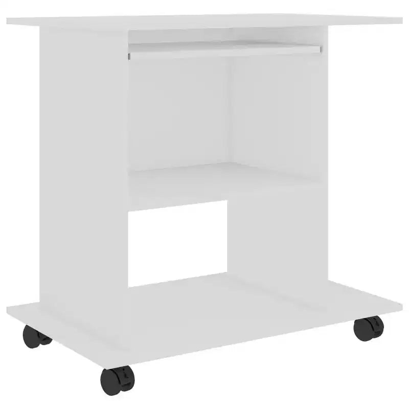 vidaXL Computer Desk Gaming Desk Home Office Table with Shelf Engineered Wood