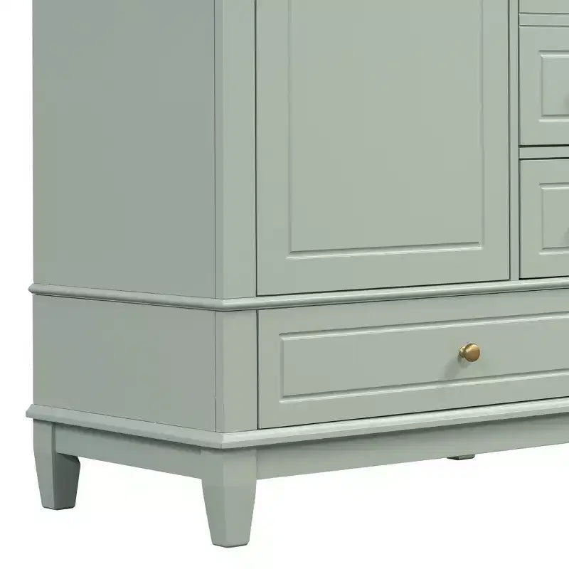 Meuble sous-vasque 30", Meuble de salle de bain avec tiroirs et étagère, Meuble sous-vasque simple
