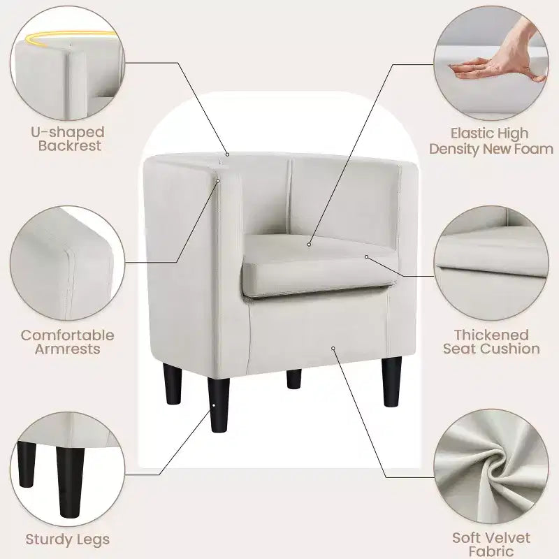 Fauteuil Club Rembourré
