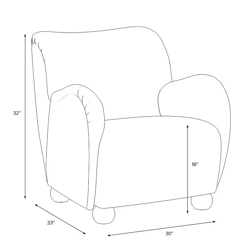 Fauteuil en lin