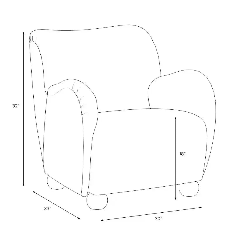 Fauteuil en lin
