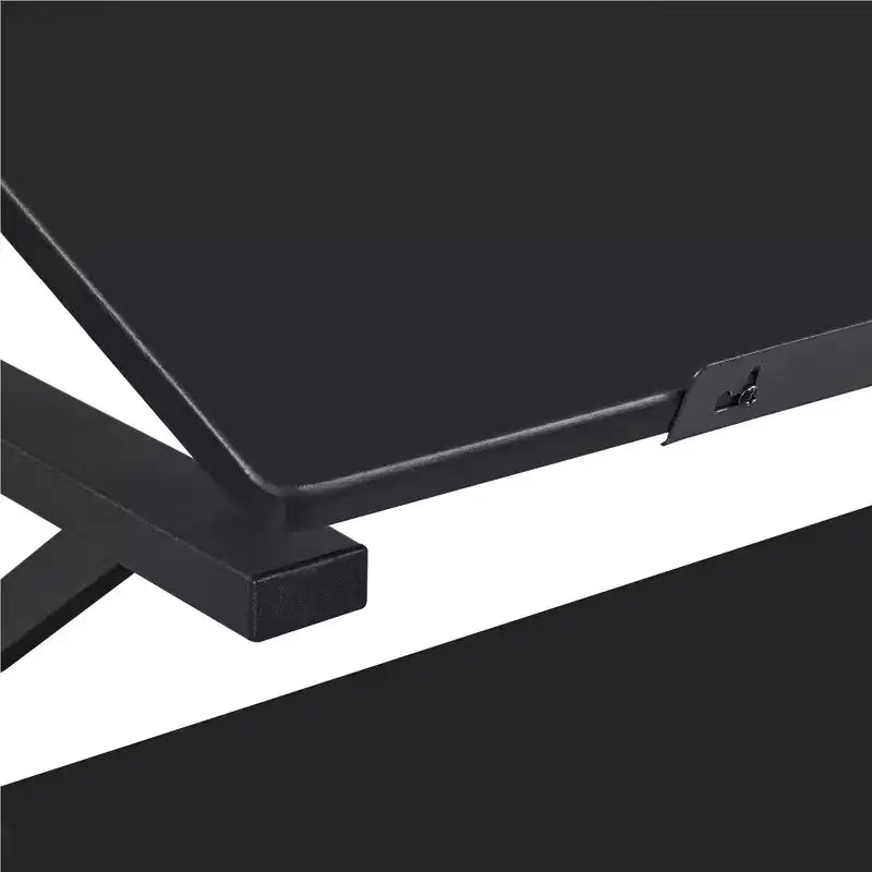 Table et tabouret de dessin réglables noirs