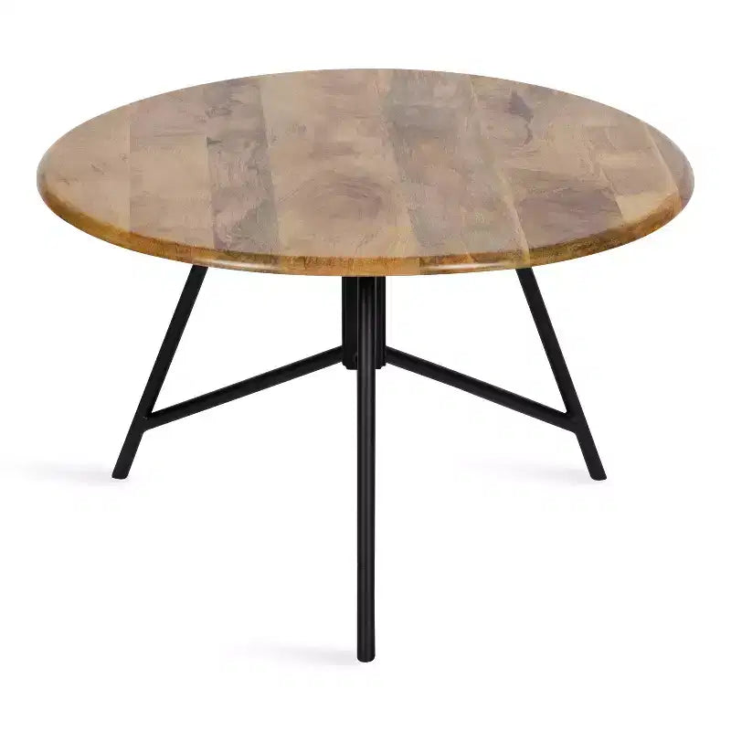 Table basse ronde en bois