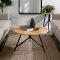Table basse ronde en bois
