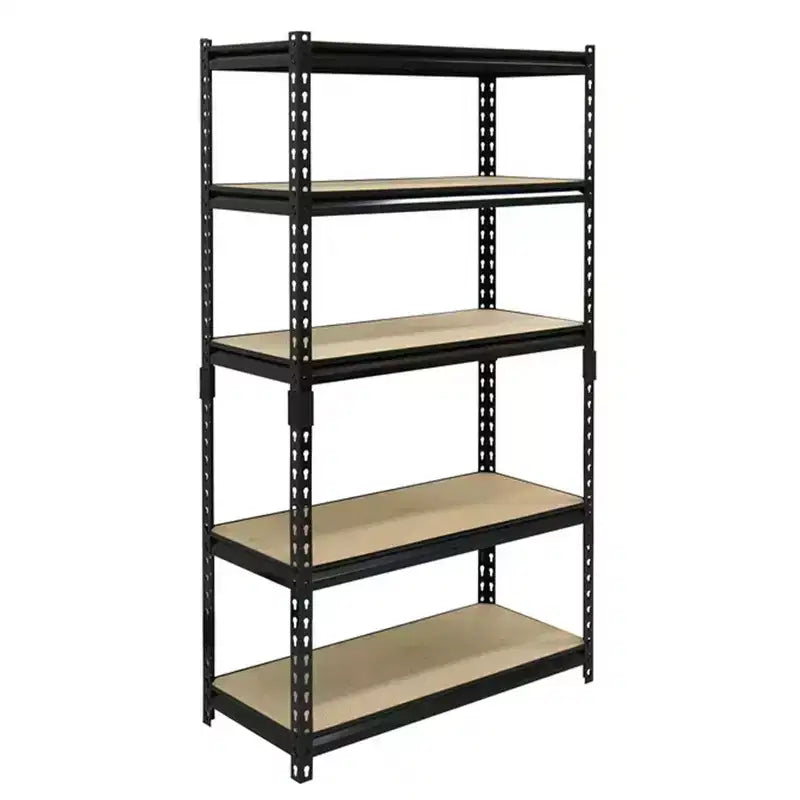 Juggernaut Storage Indoor Outdoor 30 x 60 Standalone 5-Tier Steel Utility Shelving Unit w/Adjustable Shelves for Warehouse, Laundry Room, & Garage