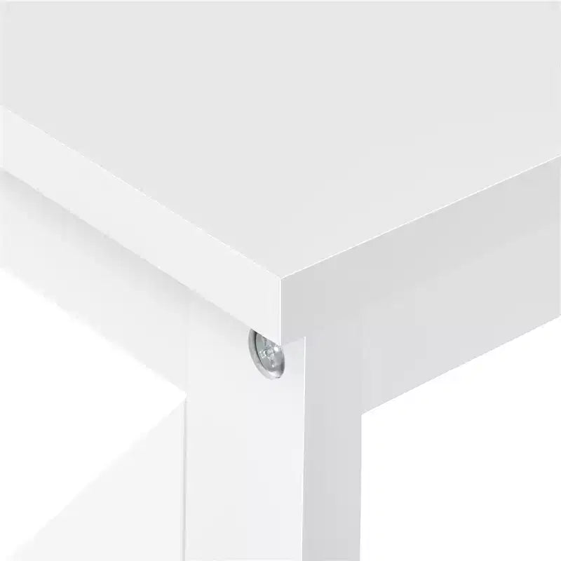 Table console en bois à 3 niveaux avec prise de courant pour entrée