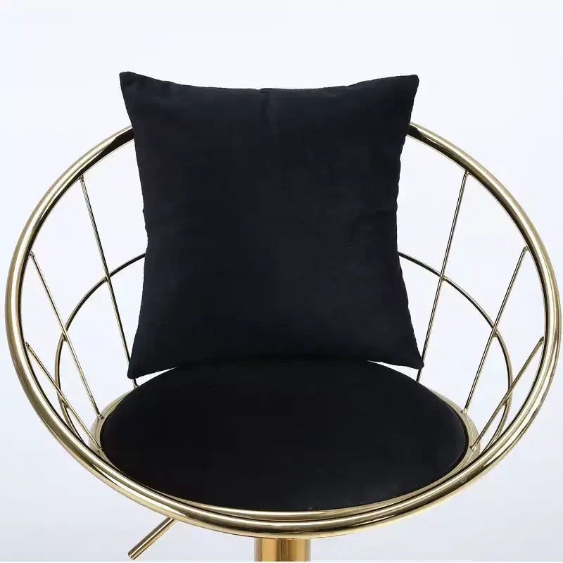 Lot de 2 tabourets de bar pivotants à 360 degrés de style moderne avec base réglable en métal